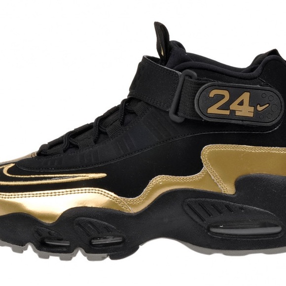 Nike Air Griffey Max 1 - Black & Metallic Gold - Picture 1 of 7